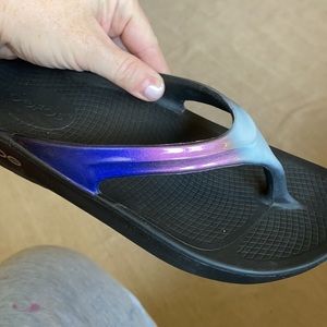 Oofos sandals 7 oolala luxe calypso